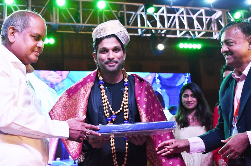 Allu Arjun Felicitated At IKYA FIESTA