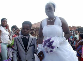 8 year old boy marries grandmother