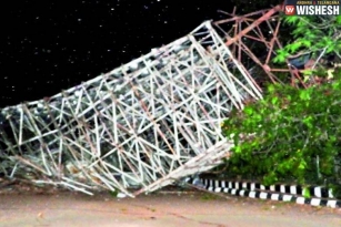 Two Dead After LB Stadium Tower Collapses in Hyderabad