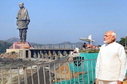 narendra modi inaugurated sardar vallabhbhai patel statue of unity