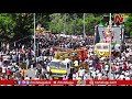 exclusive khairatabad ganesh shoba yatra at telugu thalli flyover tg secreteriat ntv telugu