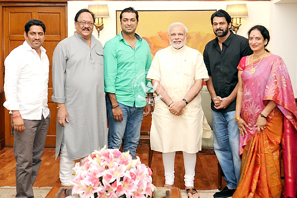 Prabhas Meets PM Narendra Modi