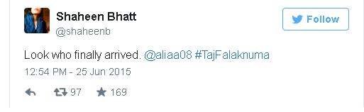 Alia Bhatt Tweets