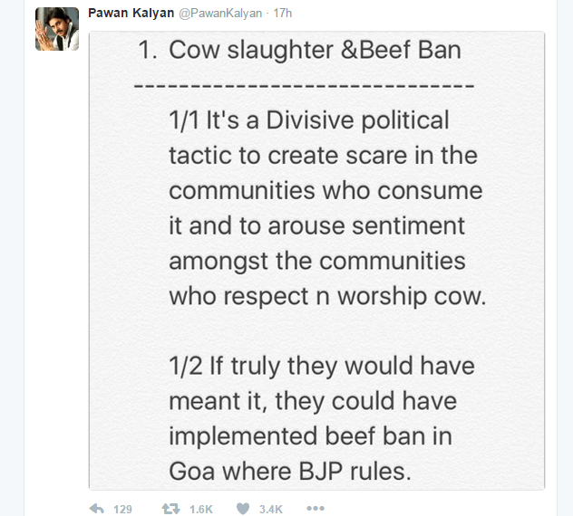 Pawan Kalyan Tweets On BJP