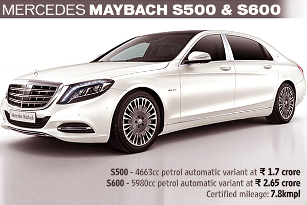 Mercedes Maybach S500 and S600