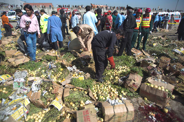 Pakistan Vegetable Market Blast