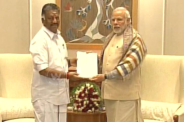 Panneerselvam Meets PM Modi