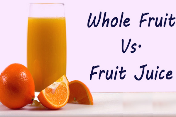 Swap Juice For Whole Fruit