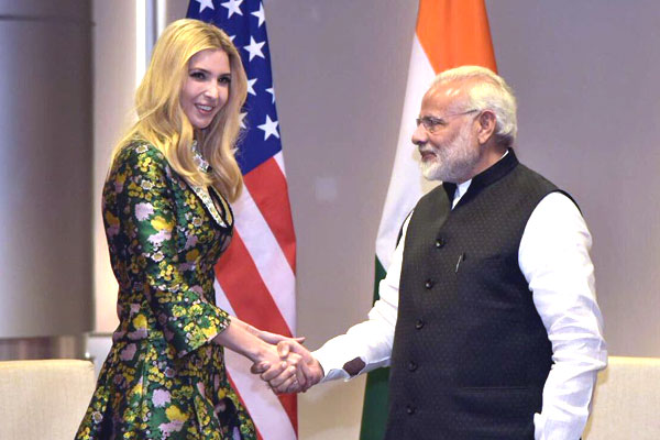 Narendra Modi Met Ivanka Trump