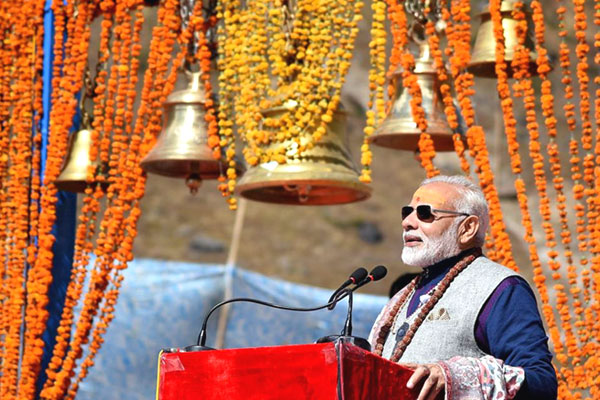 Narendra Modi At Kedarnath