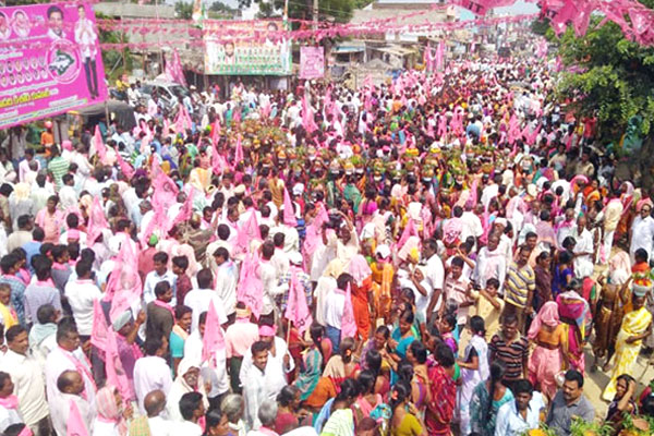 TRS Leaders Election Campaign Photos