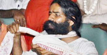 Ram Dev re-launches fast in Haridwar