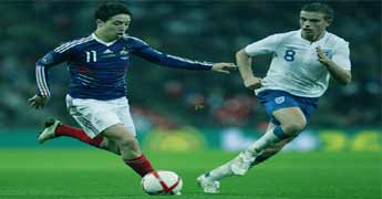 international friendly soccer match at Wembley Stadium in London,English Channel including Karim Benzema and Samir Nasri,France boss Laurent Blanc