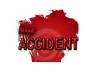 road accidents, Accidents, 5 killed in two road accidents, East godavari district