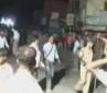 tension in Sangareddy, curfew in Sangareddy, groups fight pitched battles in sangareddy, Sangareddy