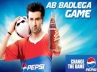 Football, Football, football is life for me says ranbir, Pepsi new game
