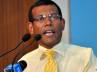 ministry of external affairs, MDP, will indian high commission give in, Mohamed nasheed