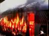 Flames, general compartment, fire engorges vaishali express, Flame