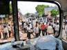 Road accident, accidents in Chittor district, 12 injured as rtc buses collide head on, Chittor district