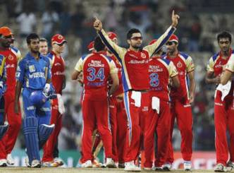 MI lose by two runs against RCB