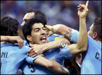 Uruguay stuns England