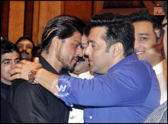 Shah Rukh and Salman hug again
