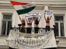 against Indian Embassy, FEMEN., ukrainian women topless protest against indian embassy, Ukrainian women
