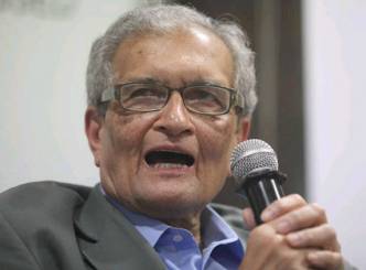What is the definition of Aam Admi questions Amartya Sen