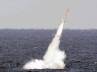 missile, target, india successfully test fired the underwater ballistic missile, Ballistic missile