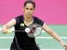 loss, loss, a stunning loss, Saina loses