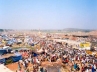 Sammakka-Saralakka festival, tribal festival, stage set for tribal jamboree at medaram, Saral