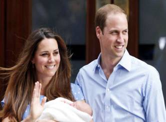 Son of Prince William Christened