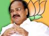Venkayya Naidu, BJP Senior Leader, hurdles to cong venkaiah naidu, Civic polls