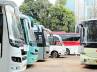 private buses, private buses, pvt buses not to ply on roads, Rta officials