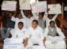 discussions on Telangana, T issue, t storm disturbs ls business for fifth day, 9 telangana congress mps