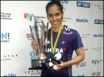 Saina wins Australian Open