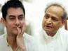 Rajasthan chief minister, Aamir Khan, aamir meets ashok gehlat, Female infanticide
