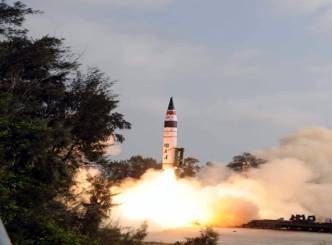 India launches new generation strategic missile AGNI-V