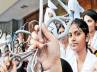 junior doctors hyderabad, gandhi hospital business with deadbodies, jr drs protest again, Drs