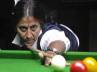 gwalior district billiards and snooker association, snooker championship 2013, national billiards title for umadevi, Snooker