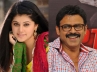 Richa Gangopadhyay, Victory Venkatesh, tapsee with victory venkatesh in shadow, Ramanaidu studios