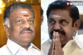 EPS, AIADMK merger, merger negotiations of aiadmk factions seem to be non starter, Aiadmk merger