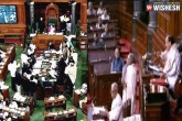 Parliament latest, Parliament new, ap mps protest in parliament, Ignore