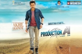 V.V. Vinayak Akhil film, Akkineni Akhil, akhil s debut film shooting underway, Akkineni akhil