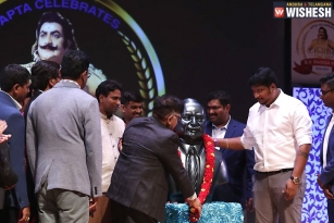 Allu Aravind Unveils The Statue Of SV Ranga Rao