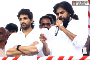 Allu Arjun Joins Pawan Kalyan in Palakollu