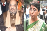 BJP Chief, Maya Kodnani, amit shah appears in court as witness in gujarat riots case, Pears