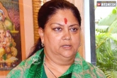 BJP, BJP, bjp guages vasundhara raje at its political cost, Vasundhara raje