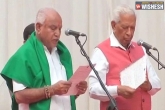 , BS Yeddyurappa new CM, bs yeddyurappa takes oath as the chief minister of karnataka, Yeddyurappa