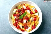 Baked Feta Cheese and Tomato Pasta ingredients, Baked Feta Cheese and Tomato Pasta preparation, recipe baked feta cheese and tomato pasta, Arati